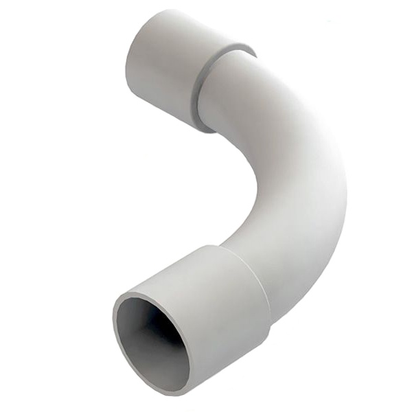 Угловой соединитель Промрукав для труб 20 мм серый [уп. 50шт]