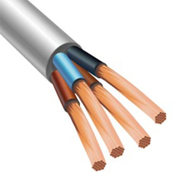 Провод соединительный Электрокабель НН ПВС 4х4 гибкий белый ГОСТ 7399