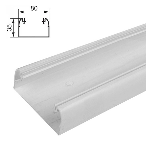 Кабель-канал Legrand DLP ПВХ 80х35 без крышки (кабельный короб)