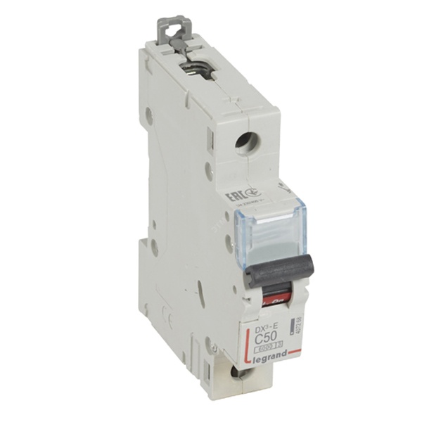 Автоматический выключатель Legrand DX3-E C50 1П 6000/6kA (автомат электрический)