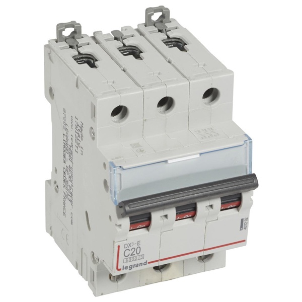 Автоматический выключатель Legrand DX3-E C20 3П 6000/6kA (автомат электрический)