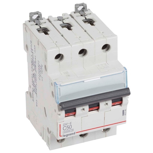 Автоматический выключатель Legrand DX3-E C50 3П 6000/6kA (автомат электрический)
