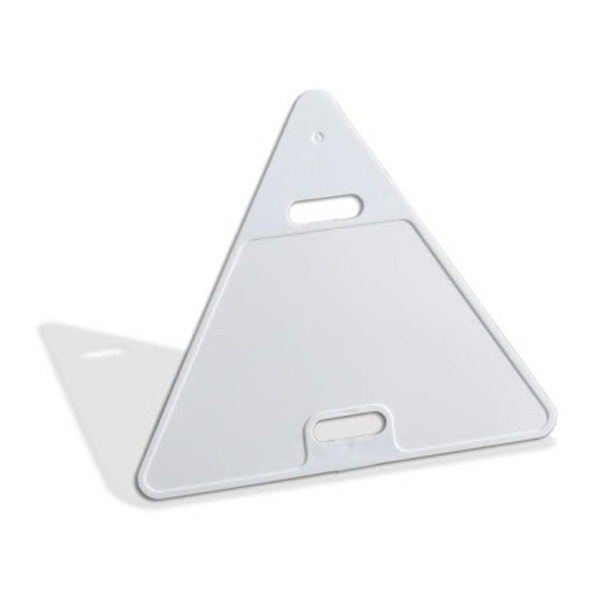 Бирка У-136 Fortisflex маркировочная кабельная треугольная 62х55 мм белая [упаковка 100шт]