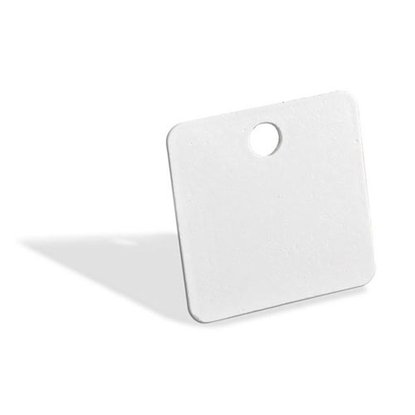 Бирка У-153 Fortisflex маркировочная кабельная квадратная 28х28 мм белая [упаковка 250шт]