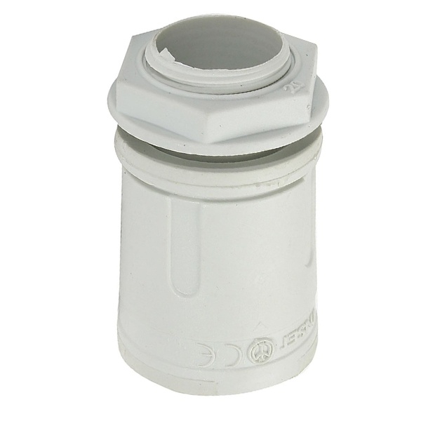 Муфта DKC труба-коробка 50 мм IP67 серая М50х1.5