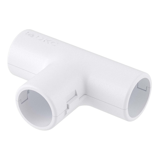 Тройник DKC открывающийся 32 мм серый IP40
