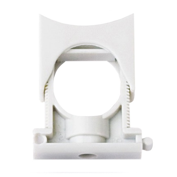 Держатель-крепеж DKC для труб и гофры раздвижной 10-20 мм серый