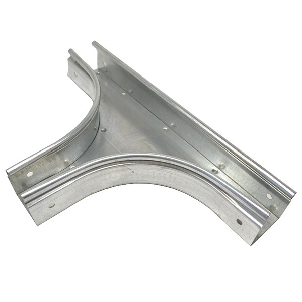 Т-отвод Ostec плавный к лотку 100х80