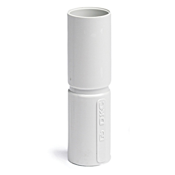 Муфта DKC труба-труба с ограничителем 63 мм серая IP40