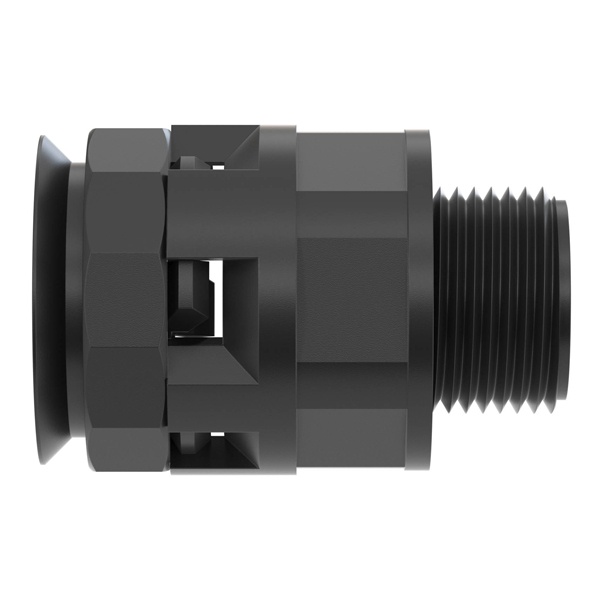Муфта DKC труба-коробка DN29 мм M40х1,5 полиамид чёрная