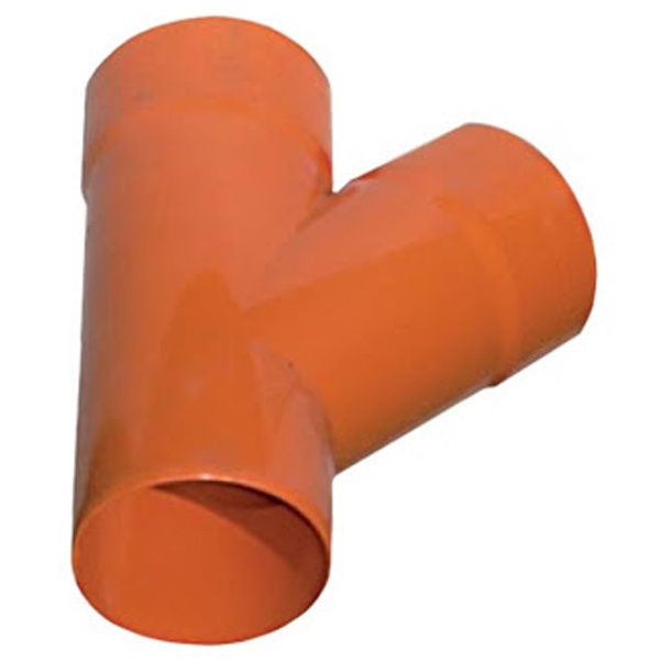 Тройник DKC 45 градусов для двустенных труб 140 мм полипропилен