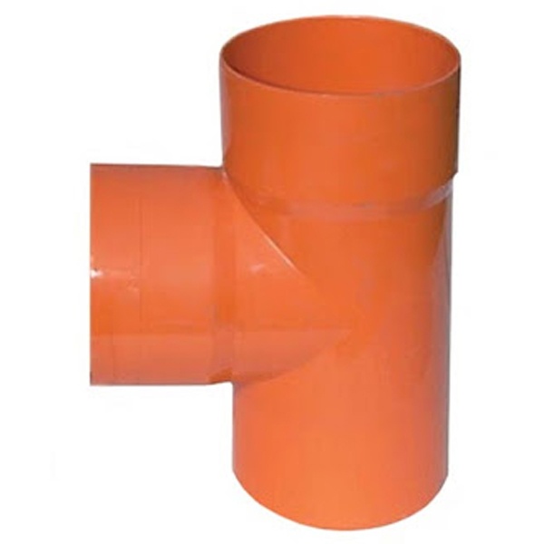 Тройник DKC 90 градусов для двустенных труб 75 мм полипропилен