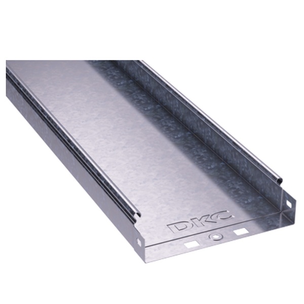 Лоток листовой DKC неперфорированный S5 100х50 мм L2000 оцинкованный
