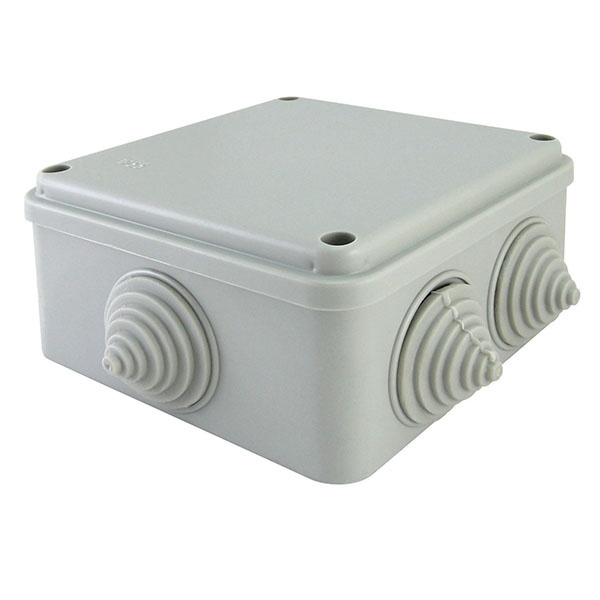 Коробка распаячная Ruvinil Tyco 100х100х50 мм для открытой проводки [уп.48шт] IP54