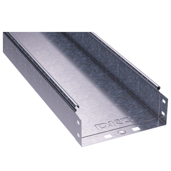 Лоток листовой DKC неперфорированный S5 300х80 мм L2000 оцинкованный