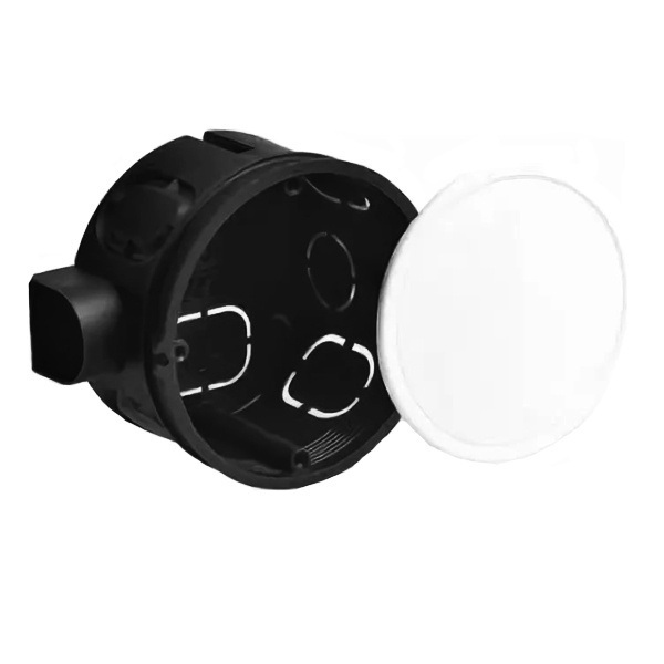 Коробка распаячная Ruvinil d 65 глубина 40 мм скрытой установки по бетону [уп. 167шт]