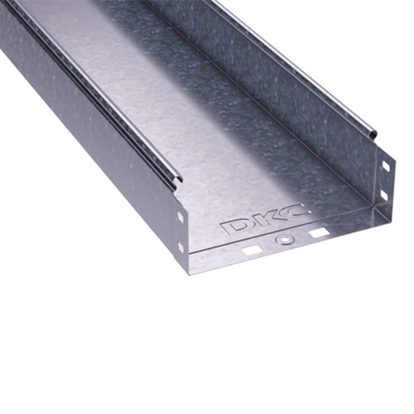 Лоток листовой DKC неперфорированный S5 600х80 мм L3000 оцинкованный