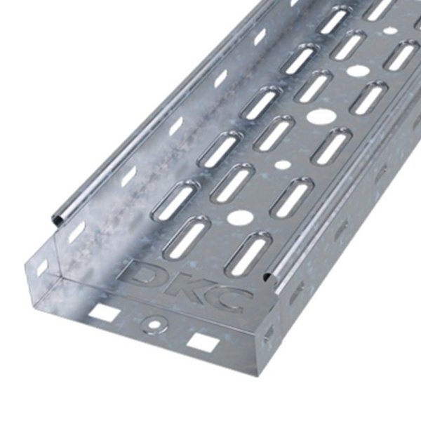 Лоток листовой DKC перфорированный S5 300х50 мм L2000 оцинкованный