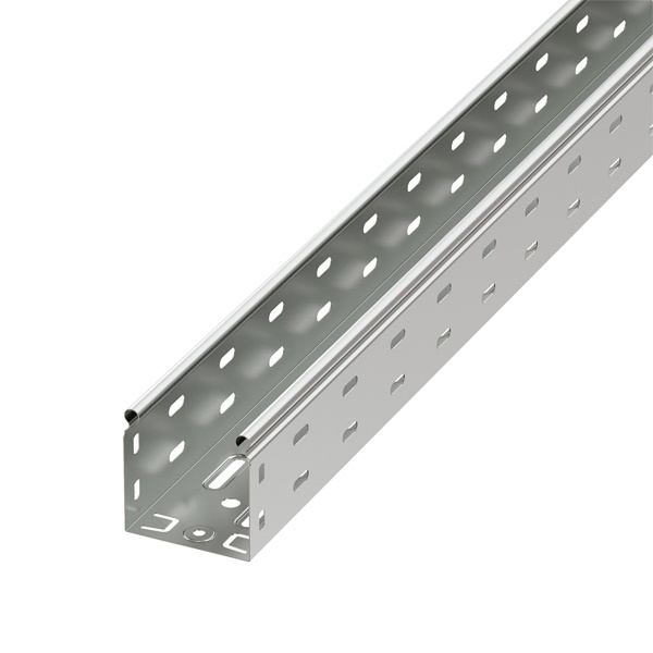 Лоток листовой DKC перфорированный S5 80х80 мм L3000 оцинкованный