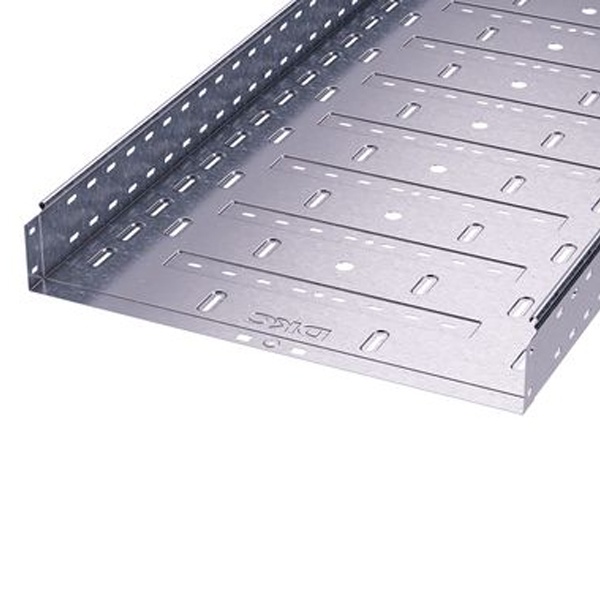 Лоток листовой DKC перфорированный S5 500х80 мм L3000 оцинкованный