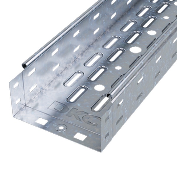 Лоток листовой DKC перфорированный S5 150х100 мм L3000 оцинкованный