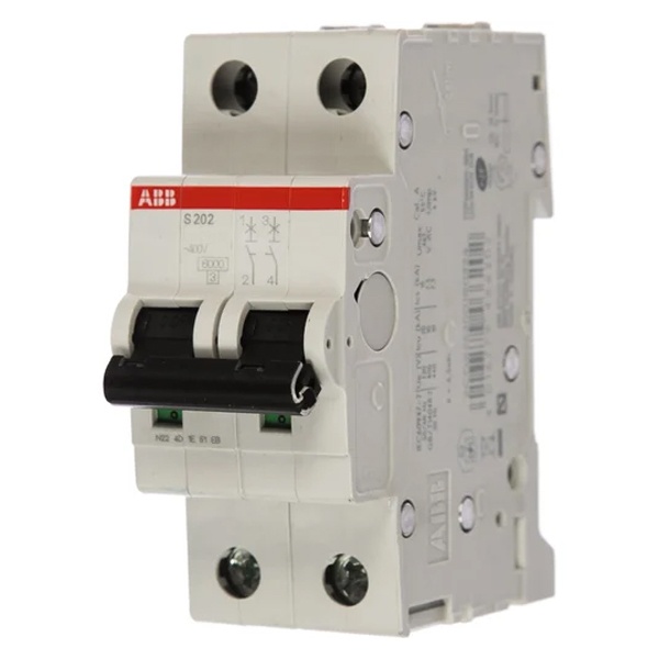 Автоматический выключатель ABB 2-полюсный S202 C25 (автомат электрический)