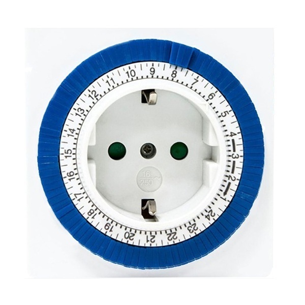Розетка с таймером Feron 61923/TM32 3500W/16A 230V суточная механическая