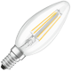 Лампы филаментные светодиодные LED свеча с цоколем Е14, E27