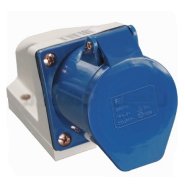 Розетка ИЭК 123 стационарная 2Р+РЕ 32А 220В IP44