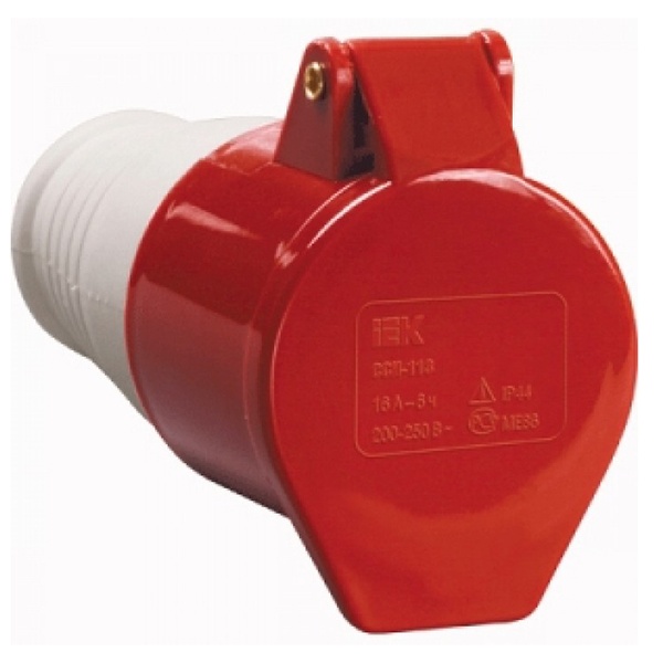 Розетка ИЭК 215 переносная 3Р+РЕ+N 16А 380В IP44