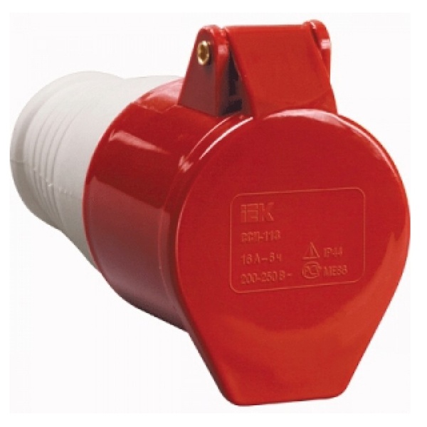 Розетка ИЭК 225 переносная 3Р+РЕ+N 32А 380В IP44