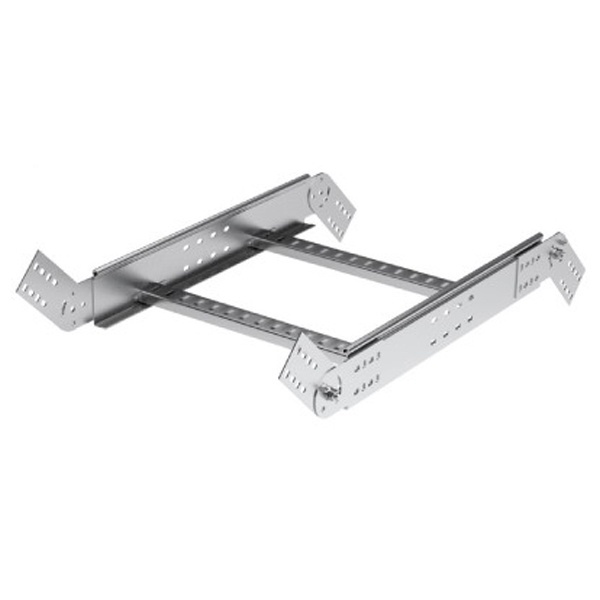 Угол вертикальный DKC шарнирный для лестничного лотка 80х300 универсальный