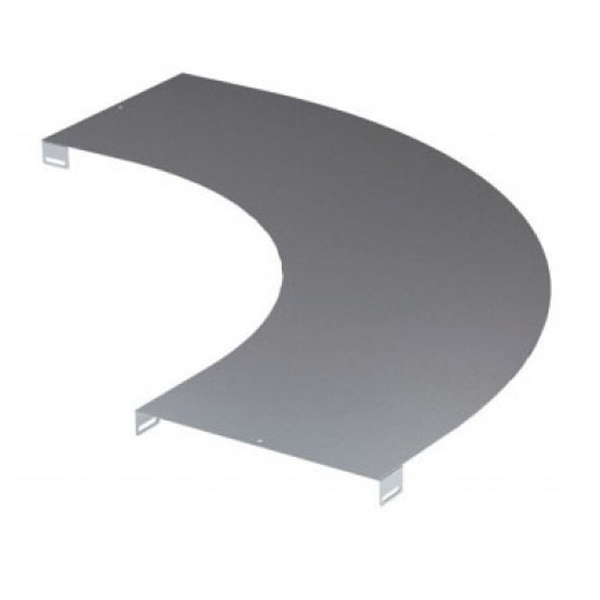 Крышка DKC на угол горизонтальный 90° для лестничного лотка основание 300 R600 горячеоцинкованная