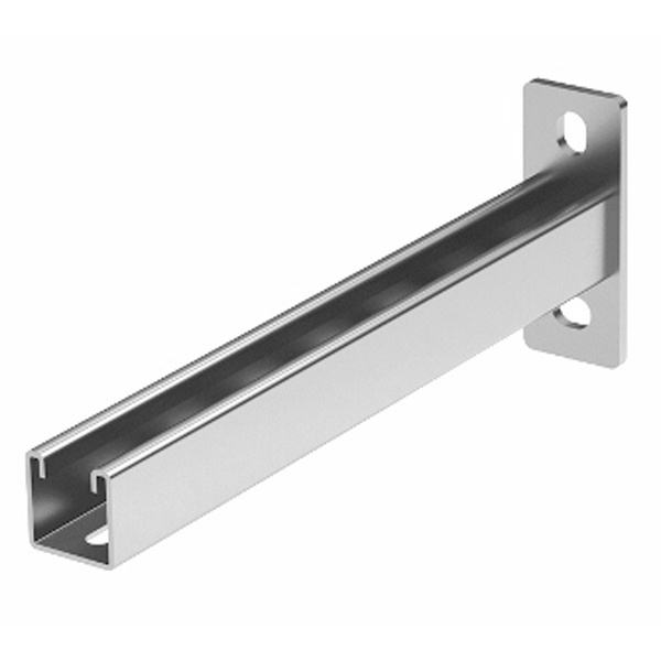 Кронштейн одиночный LAS 41х41 мм для металлического лотка основание 300 мм