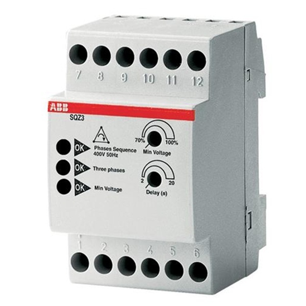 Модульное реле перекоса фаз и падения напряжения ABB SQZ3