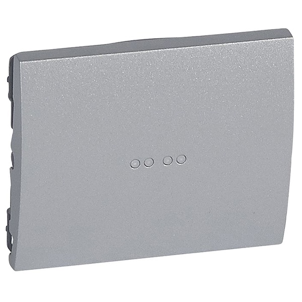 Клавиша выключателя с подсветкой Legrand Galea Life Aluminium