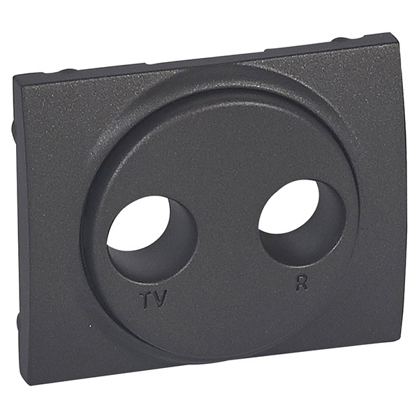 Накладка TV-FM розетки Legrand Galea Life Dark Bronze