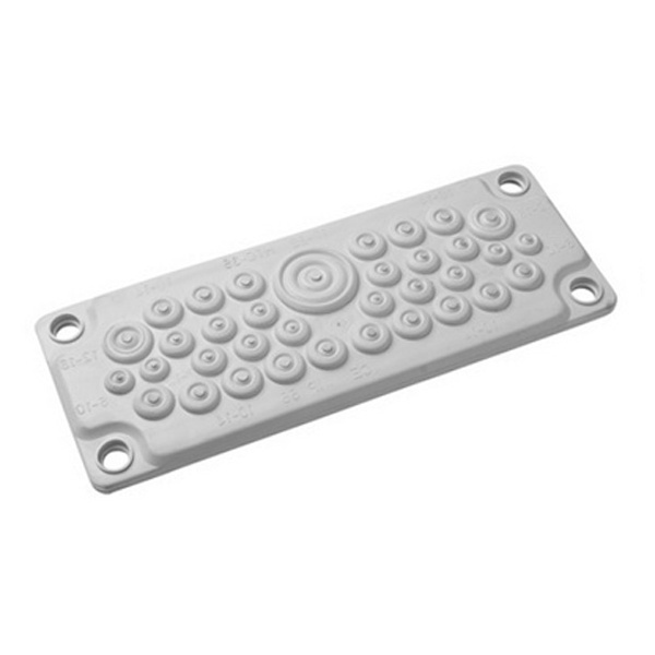 Кабельный ввод DKC пластик V0 UL94, IP65, +130 - 40, 35 отверстий