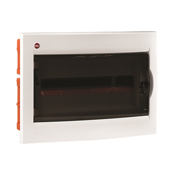 Щиток встраиваемый DKC RAM base 18м прозрачная дверь IP41 белый