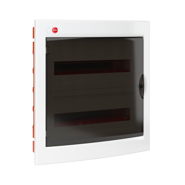 Щиток встраиваемый DKC RAM base 36м (2х18) прозрачная дверь IP41 белый