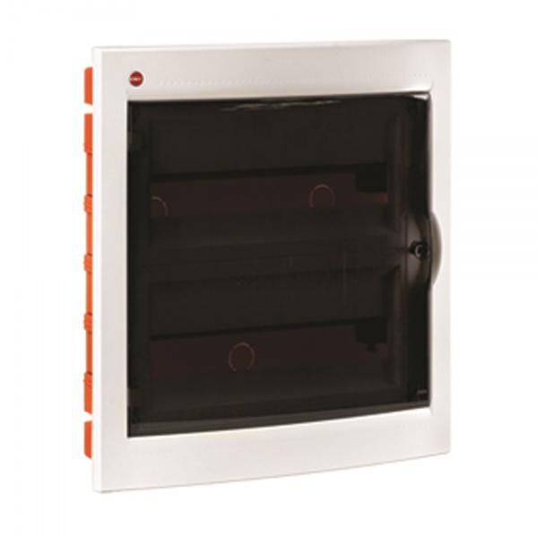 Щиток встраиваемый DKC RAM base 36м (2х18) прозрачная дверь клеммный блок 160А IP41 белый