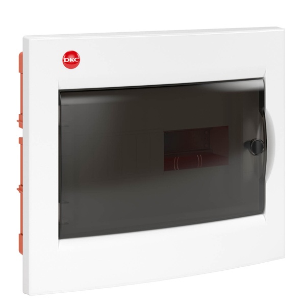 Щиток встраиваемый DKC RAM base 12м прозрачная дверь клеммный блок 63А замок IP41 белый