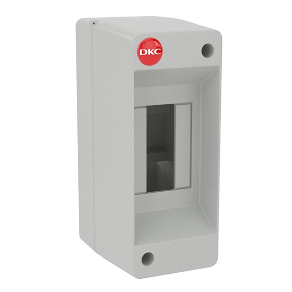 Щиток накладной DKC RAM base 2 модуля без двери IP20 RAL 7035 серый