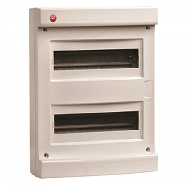 Щиток накладной DKC RAM base 24 модуля (2х12) без двери IP40 серый