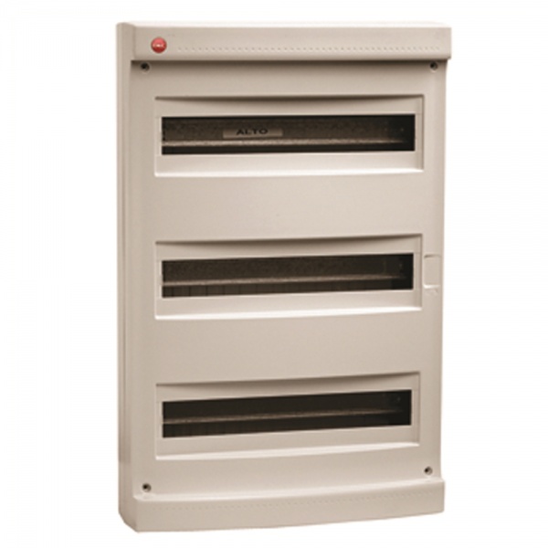 Щиток накладной DKC RAM base 54 модуля (3х18) без двери IP40 серый