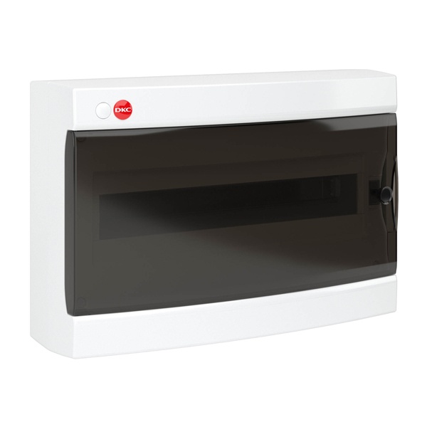 Щиток настенный DKC RAM base 18 модулей с прозрачной дверцей IP41 белый