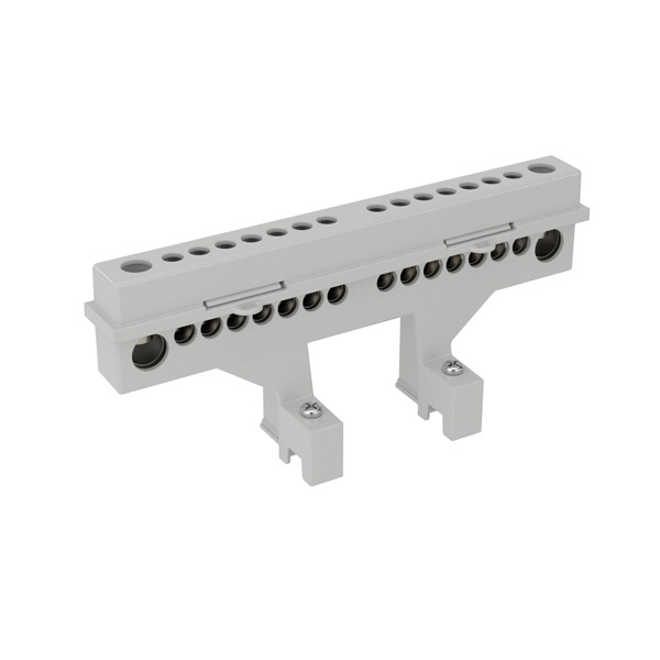Клеммный блок DKC для шкафов на 8 модулей 160А N+PE 2х8 отвестий в комплекте с крепежом