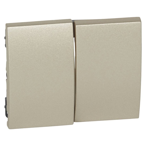 Клавиша двухклавишного выключателя Legrand Galea Life Titanium