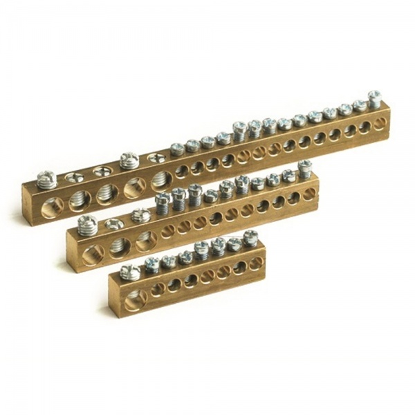 Клеммная колодка DKC 18 модулей (отверстия диаметром 5х5,4мм+14х4,5мм)