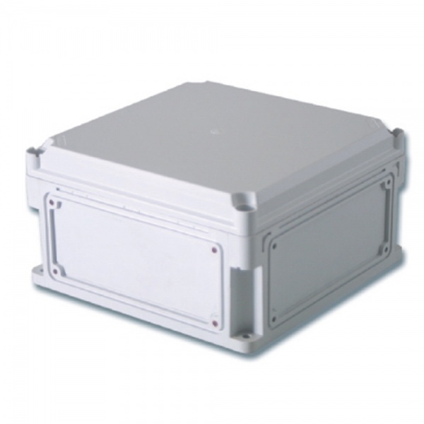Корпус пластиковый DKC с непрозрачной крышкой 600x300x160 (высота крышки 35) с фланцами IP67